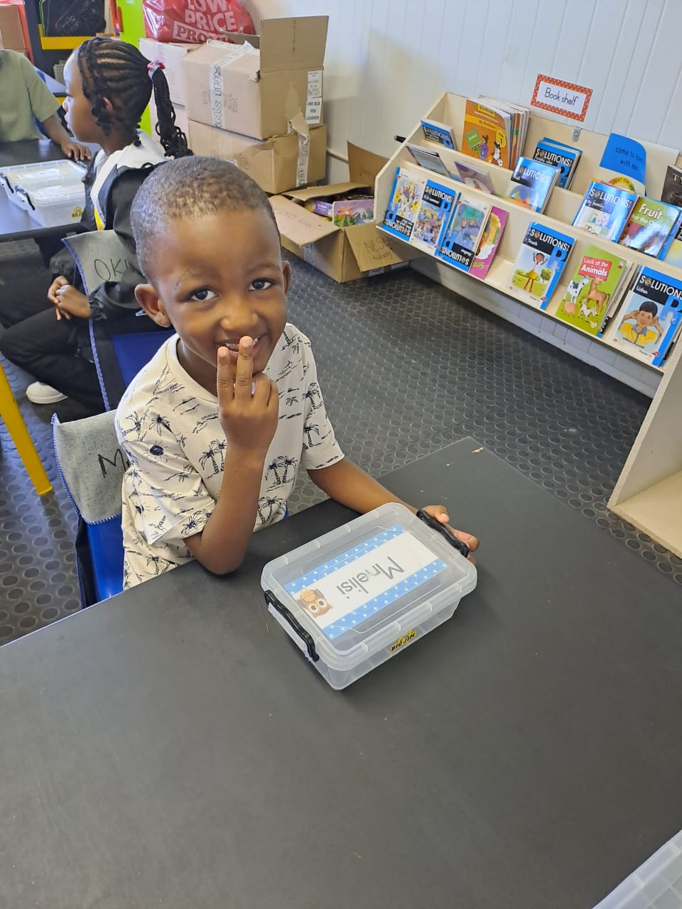 Children enjoying activities at Precious Stones daycare